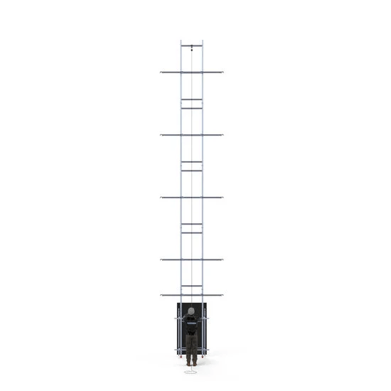 Elevador para paneles solares - Solarlift 250cm, 10,2 m altura de trabajo