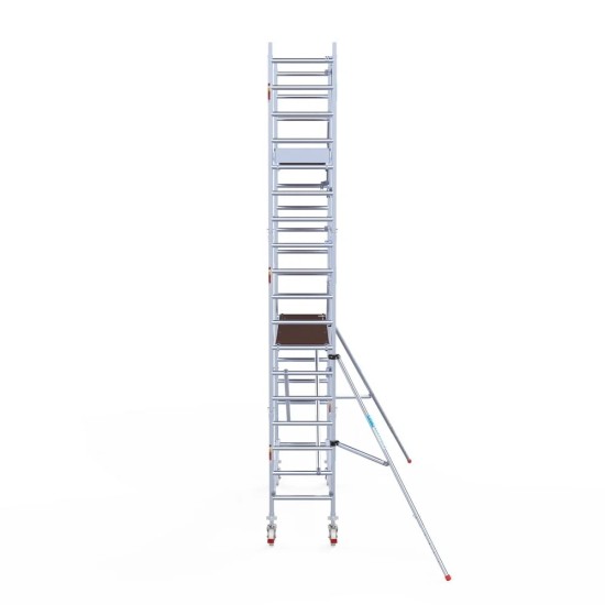 Torre con barandilla de 1 lado 75x250 6,2 m altura de trabajo Torre con barandilla de 1 lado 75x250 6,2 m altura de trabajo