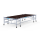 Andamios de aluminio multiplataforma plegables 190*455 cm, 3 peldaños Andamios de aluminio multiplataforma plegables 190*455 cm, 3 peldaños