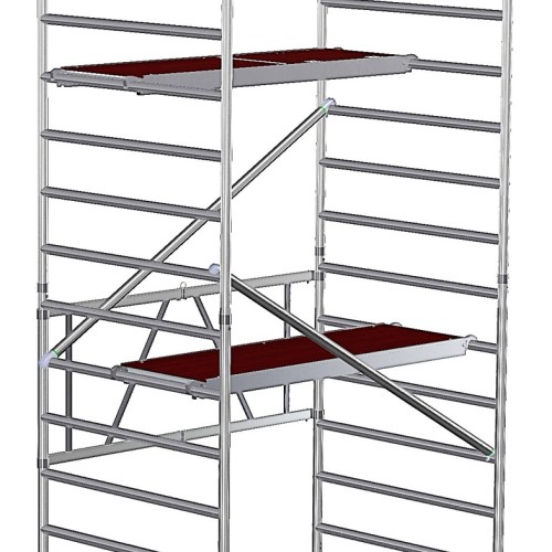 Andamio plegable 135х190 4,8 m altura de trabajo*