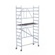 Andamio plegable de aluminio Compact 4,5 m altura de trabajo Andamio plegable de aluminio Compact 4,5 m altura de trabajo