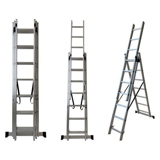 Escalera doméstica de tres tramos 11 peldaños Escalera doméstica de tres tramos 11 peldaños