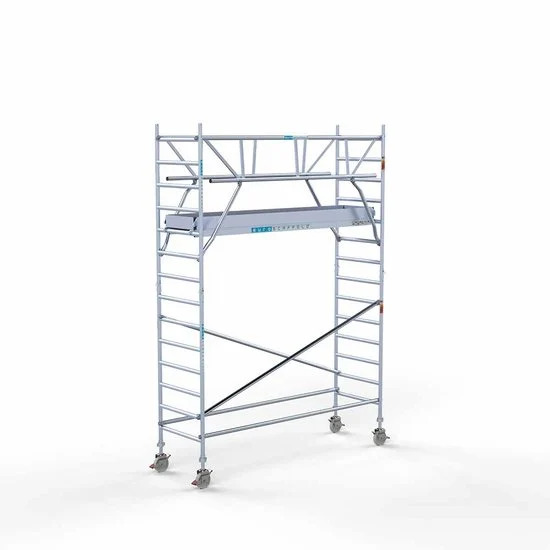 Torre con barandilla de 2 lados 90x305 5,2 m altura de trabajo con barandilla de 2 lados Torre con barandilla de 2 lados 90x305 5,2 m altura de trabajo con barandilla de 2 lados