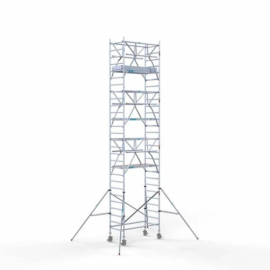 Torre con barandilla de 2 lados 90x190 9,2 m altura de trabajo con barandilla de 2 lados Torre con barandilla de 2 lados 90x190 9,2 m altura de trabajo con barandilla de 2 lados