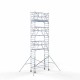 Torre con barandilla de 2 lados 90x250 9,2 m altura de trabajo con barandilla de 2 lados Torre con barandilla de 2 lados 90x250 9,2 m altura de trabajo con barandilla de 2 lados