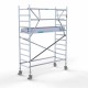 Torre con barandilla de 1 lado 90x250 4,2 m altura de trabajo Torre con barandilla de 1 lado 90x250 4,2 m altura de trabajo