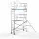 Torre con barandilla de 1 lado 90x305 6,2 m altura de trabajo Torre con barandilla de 1 lado 90x305 6,2 m altura de trabajo