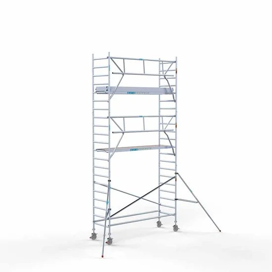 Torre con barandilla de 1 lado 90x305 7,2 m altura de trabajo Torre con barandilla de 1 lado 90x305 7,2 m altura de trabajo