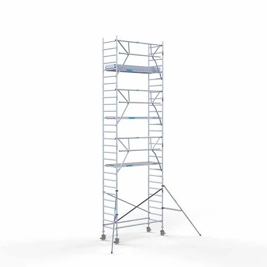 Torre con barandilla de 1 lado 90x250 9,2 m altura de trabajo Torre con barandilla de 1 lado 90x250 9,2 m altura de trabajo