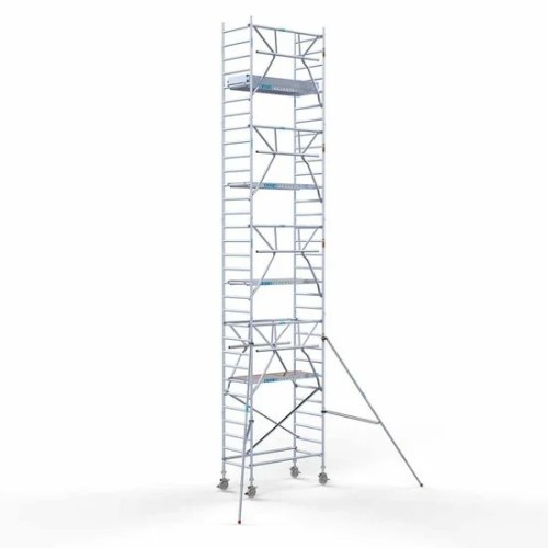 Torre con barandilla de 1 lado 75x190 10,2 m altura de trabajo