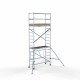 Andamio plegable 75x190 5,8 m altura de trabajo Andamio plegable 75x190 5,8 m altura de trabajo