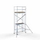 Andamio plegable 90x190 5,8 m altura de trabajo Andamio plegable 90x190 5,8 m altura de trabajo