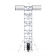 Andami d´alumini 135х250 12,2 m alçada de treball* amb elevador per a panells solars - Solarlift, Safeguard Andami d´alumini 135х250 12,2 m alçada de treball* amb elevador per a panells solars - Solarlift, Safeguard
