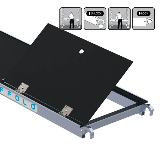 Plataforma de carbono con trampilla 190 cm. Plataforma de carbono con trampilla 190 cm.