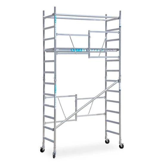Andamio plegable de alumino 75 4,5 m altura de trabajo Andamio plegable de alumino 75 4,5 m altura de trabajo