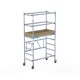 Andamio plegable de aluminio Compact 1+2 3,5 m altura de trabajo Andamio plegable de aluminio Compact 1+2 3,5 m altura de trabajo