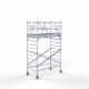 Torre 135x250 5,2 m altura de trabajo con barandilla de 2 lados Torre 135x250 5,2 m altura de trabajo con barandilla de 2 lados