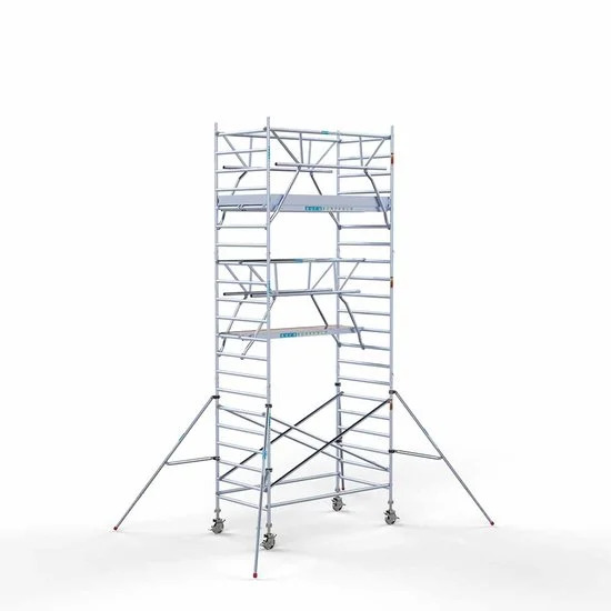 Torre con barandilla de 2 lados 135х250 7,2 m altura de trabajo* Carbon Torre con barandilla de 2 lados 135х250 7,2 m altura de trabajo* Carbon
