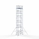 Torre 135x250 13,2 m altura de trabajo con barandilla de 2 lados Torre 135x250 13,2 m altura de trabajo con barandilla de 2 lados