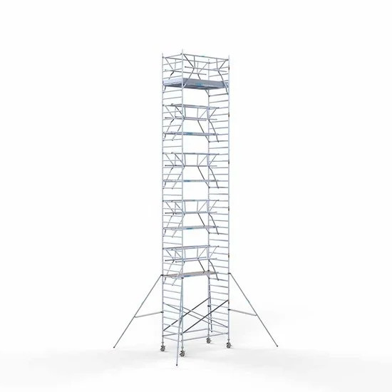 Torre con barandilla de 2 lados 135х250 13,2 m altura de trabajo* Carbon Torre con barandilla de 2 lados 135х250 13,2 m altura de trabajo* Carbon