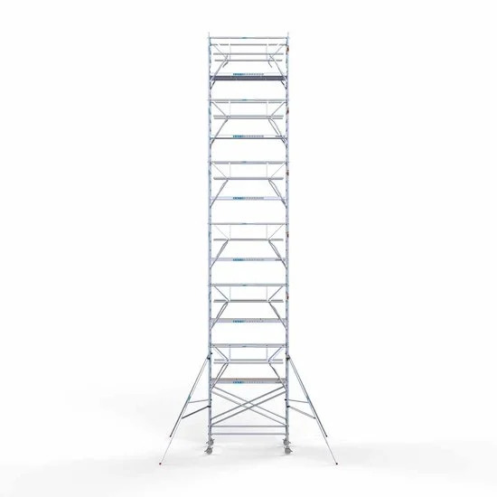 Torre 135x250 14,2 m altura de trabajo con barandilla de 2 lados Torre 135x250 14,2 m altura de trabajo con barandilla de 2 lados