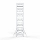 Torre 135x250 14,2 m altura de trabajo con barandilla de 2 lados Torre 135x250 14,2 m altura de trabajo con barandilla de 2 lados