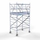 Torre 135x190 4,2 m altura de trabajo con barandilla de 2 lados Torre 135x190 4,2 m altura de trabajo con barandilla de 2 lados