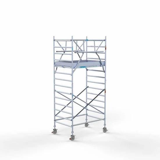 Torre 135x190 5,2 m altura de trabajo con barandilla de 2 lados Torre 135x190 5,2 m altura de trabajo con barandilla de 2 lados