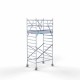 Torre 135x190 5,2 m altura de trabajo con barandilla de 2 lados Torre 135x190 5,2 m altura de trabajo con barandilla de 2 lados
