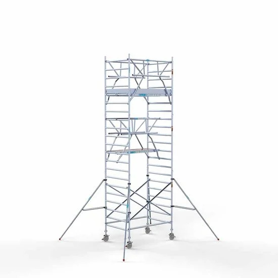 Torre con barandilla de 2 lados 135х190 7,2 m altura de trabajo* Carbon Torre con barandilla de 2 lados 135х190 7,2 m altura de trabajo* Carbon