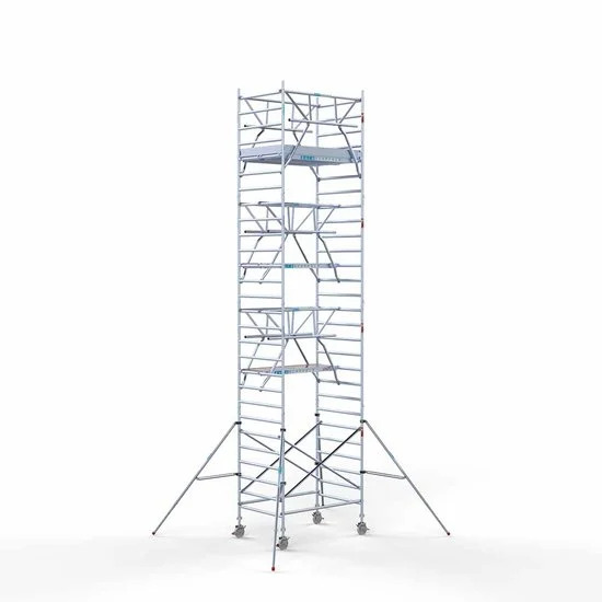 Torre 135x190 9,2 m altura de trabajo con barandilla de 2 lados Torre 135x190 9,2 m altura de trabajo con barandilla de 2 lados
