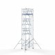Torre 135x190 9,2 m altura de trabajo con barandilla de 2 lados Torre 135x190 9,2 m altura de trabajo con barandilla de 2 lados