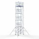 Torre 135x190 10,2 m altura de trabajo con barandilla de 2 lados Torre 135x190 10,2 m altura de trabajo con barandilla de 2 lados