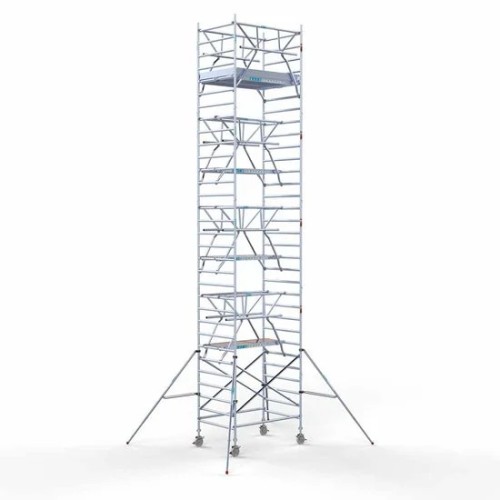 Torre con barandilla de 2 lados 135х190 10,2 m altura de trabajo* Carbon