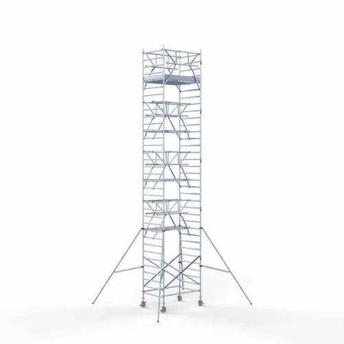 Torre con barandilla de 2 lados 135х190 11,2 m altura de trabajo* Carbon