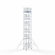 Torre 135x190 13,2 m altura de trabajo con barandilla de 2 lados Torre 135x190 13,2 m altura de trabajo con barandilla de 2 lados