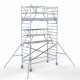 Torre 135x305 6,2 m altura de trabajo con barandilla de 2 lados Torre 135x305 6,2 m altura de trabajo con barandilla de 2 lados