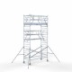 Torre 135x305 7,2 m altura de trabajo con barandilla de 2 lados Torre 135x305 7,2 m altura de trabajo con barandilla de 2 lados