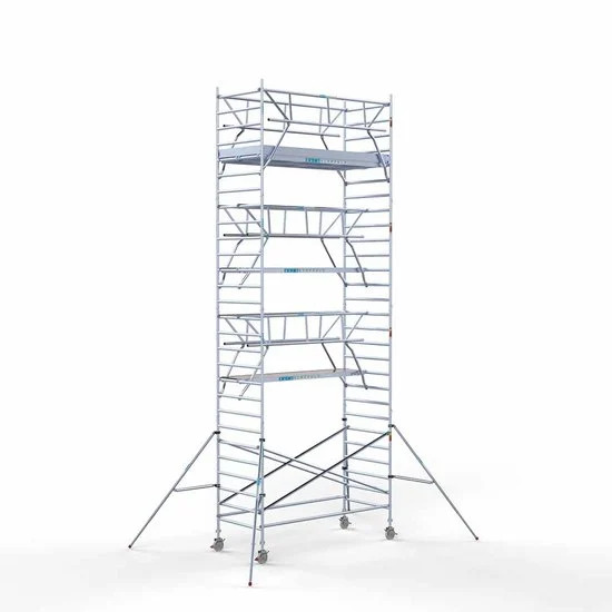 Torre 135x305 9,2 m altura de trabajo con barandilla de 2 lados Torre 135x305 9,2 m altura de trabajo con barandilla de 2 lados
