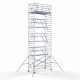 Torre 135x305 10,2 m altura de trabajo con barandilla de 2 lados Torre 135x305 10,2 m altura de trabajo con barandilla de 2 lados