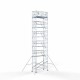 Torre 135x305 13,2 m altura de trabajo con barandilla de 2 lados Torre 135x305 13,2 m altura de trabajo con barandilla de 2 lados