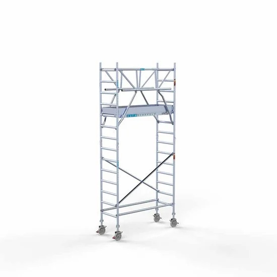 Torre con barandilla de 2 lados 75x190 5,2 m altura de trabajo con barandilla de 2 lados Torre con barandilla de 2 lados 75x190 5,2 m altura de trabajo con barandilla de 2 lados