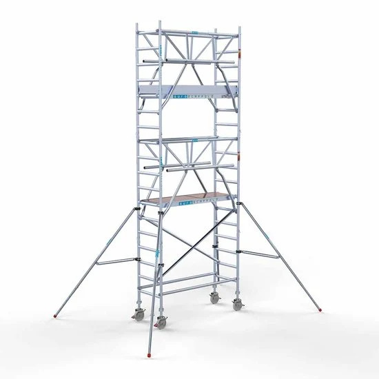Torre con barandilla de 2 lados 75x190 6,2 m altura de trabajo con barandilla de 2 lados Torre con barandilla de 2 lados 75x190 6,2 m altura de trabajo con barandilla de 2 lados