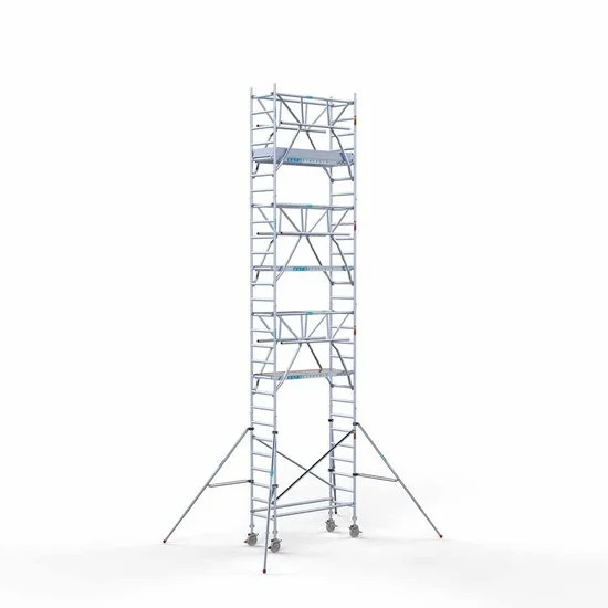 Torre con barandilla de 2 lados 75x190 9,2 m altura de trabajo con barandilla de 2 lados Torre con barandilla de 2 lados 75x190 9,2 m altura de trabajo con barandilla de 2 lados