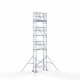 Torre con barandilla de 2 lados 75x190 9,2 m altura de trabajo con barandilla de 2 lados Torre con barandilla de 2 lados 75x190 9,2 m altura de trabajo con barandilla de 2 lados