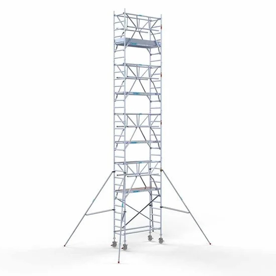 Torre con barandilla de 2 lados 75x190 10,2 m altura de trabajo con barandilla de 2 lados Torre con barandilla de 2 lados 75x190 10,2 m altura de trabajo con barandilla de 2 lados
