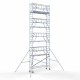 Torre con barandilla de 2 lados 75x305 10,2 m altura de trabajo con barandilla de 2 lados Torre con barandilla de 2 lados 75x305 10,2 m altura de trabajo con barandilla de 2 lados