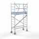 Torre con barandilla de 1 lado 75х190 4,2 m altura de trabajo* Carbon Torre con barandilla de 1 lado 75х190 4,2 m altura de trabajo* Carbon