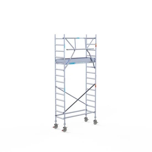 Torre con barandilla de 1 lado 75х190 5,2 m altura de trabajo* Carbon