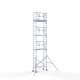 Torre con barandilla de 1 lado 75х190 9,2 m altura de trabajo* Carbon Torre con barandilla de 1 lado 75х190 9,2 m altura de trabajo* Carbon